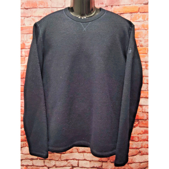 Smartwool Mens Dark Blue Wool Crew Neck Long Sleeve Sweater XL Extra Large - Picture 1 of 8